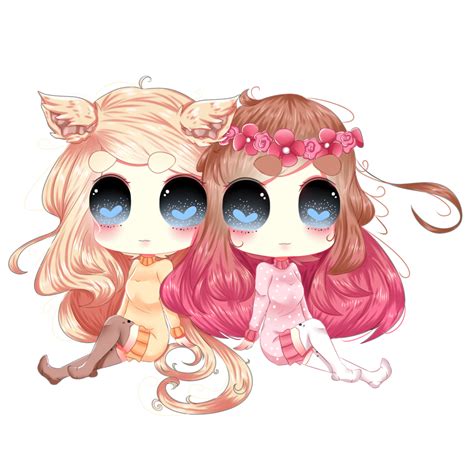 Commission Chibi For Emmie By Lefpa Chibi Anime Drawings