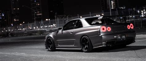 Ultra Wide Car Nissan Skyline Gt R Wallpapers Hd Desktop And Mobile