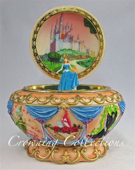 Disney princess ariel pearl jewelry box, disney the little mermaid 30 year anniversary! Disney Sleeping Beauty Music Box Princess Aurora Jewelry ...