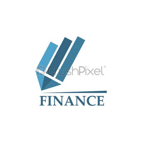 Finance Logo Design Template Vector Illustration Stock Vector