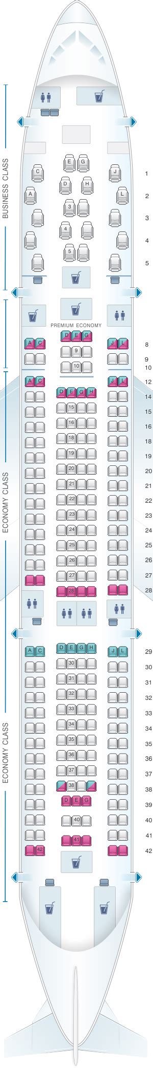 Seat Map Alitalia Airlines Air One Airbus A330 200 Airbus China