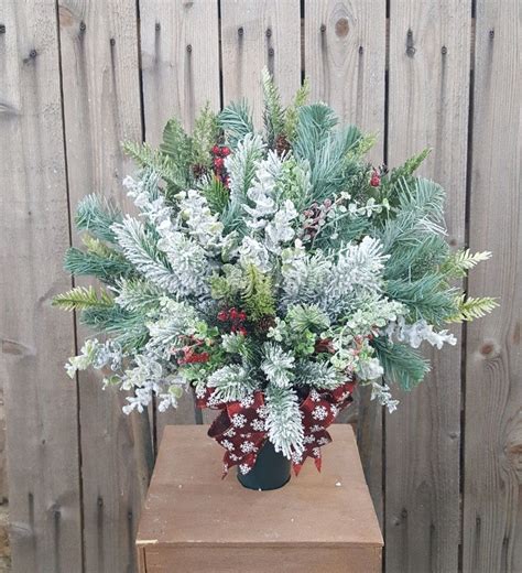 Buy artificial flowers for graves and get the best deals at the lowest prices on ebay! Winter Cemetery Vase-Flowers For Grave-Vase Grave Flowers ...