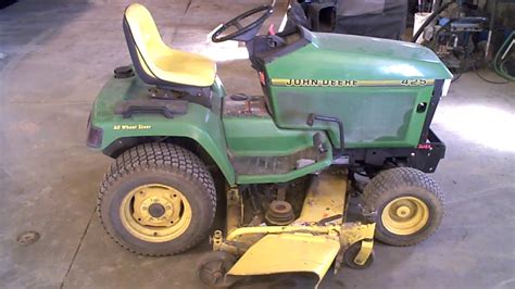 Are you looking for the new latest john deere e100 lawn tractor price in the usa, tractor parts specifications, review, and features? John Deere 425 AWS Lawn Tractor Mower FOR SALE IN PARTS ...