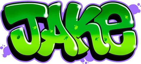 Custom Graffiti Name Jpeg Art Green Digital Art Prints Etsy