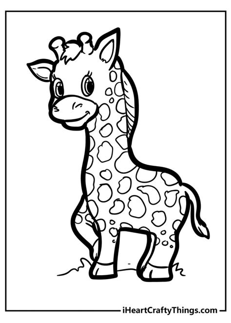 Giraffe Coloring Pages Updated 2021