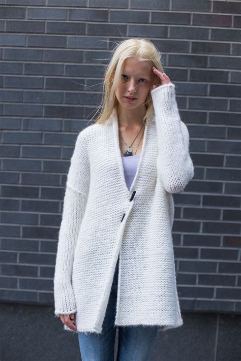 Alpaca Oversized Chunky Knit Cardigan By Roseuniquestyle Check Out Our Softest Alpaca