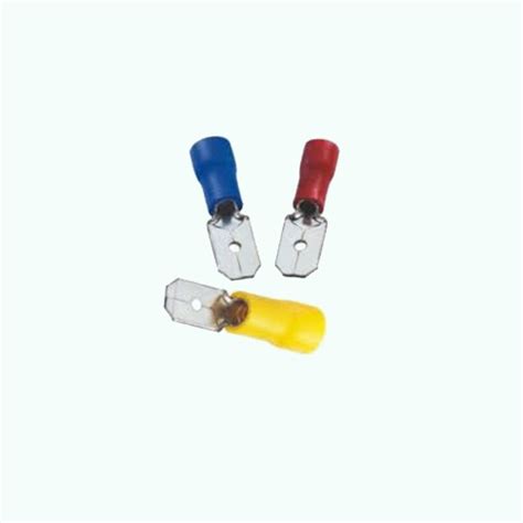 Let us first turn our attention to conductance, that is the conductor's ability of passing electric charges. Insulated Electrical Splice Crimp Connector Terminals Male Tab Type - About Town Bolts