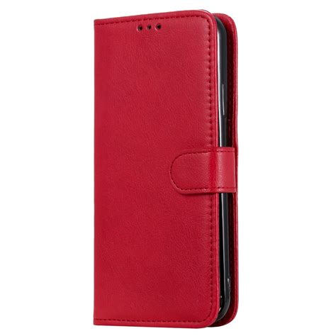 It wraps it in a hard, polycarbonate shell, and then adds a leather layer to that. For iPhone 11 Pro Max Solid Color Horizontal Flip ...