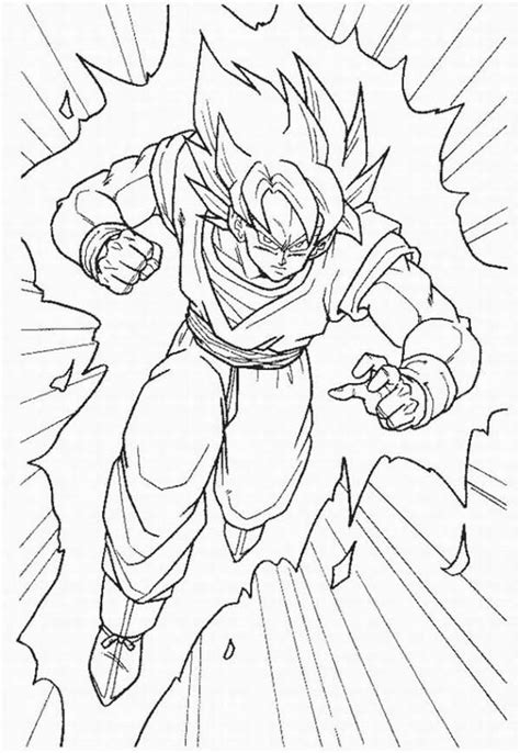 Coloring Pages Goku Coloringme