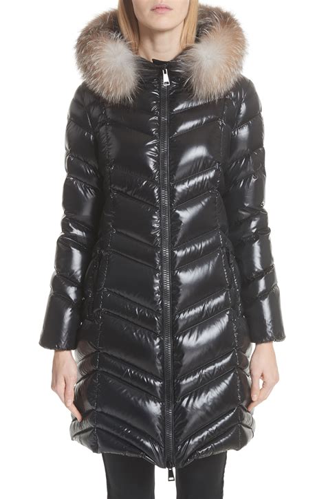 Moncler Fulmar Hooded Down Puffer Coat With Removable Genuine Fox Fur
