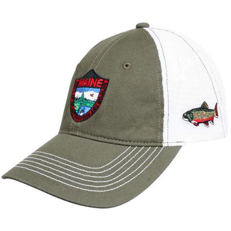 Maine Inland Fisheries And Wildlife Mens Trout Trucker Hat Kittery