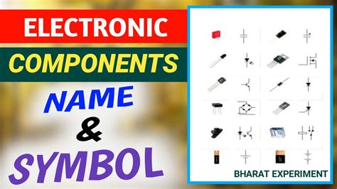 Name And Symbols Of Electronic Components Electronic Components