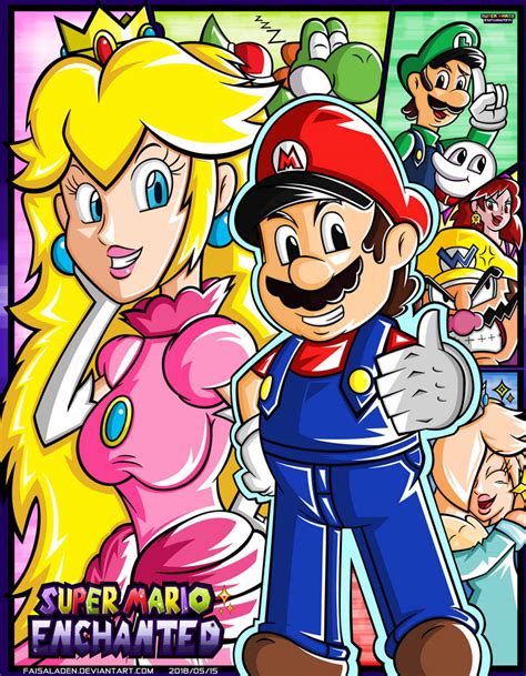 Super Mario Enchanted Promotional Poster By Faisaladen On Deviantart