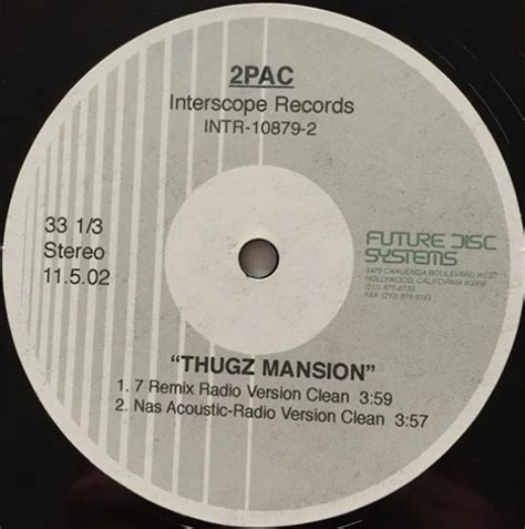 2pac Thugz Mansion 2002 Acetate Discogs