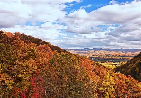 Mountains And Valleys Of West Virginia In Fall Photograph