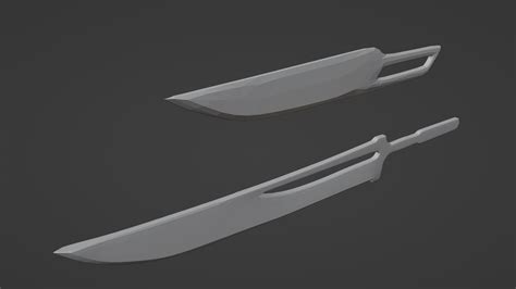 3MF File Ichigo 1000 Year Blood War Dual Swords 3D Model Digital File