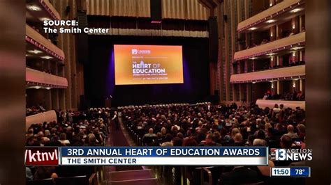 3rd Annual Heart Of Education Awards Happens At The Smith Center Youtube