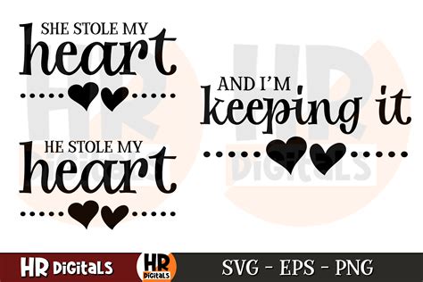 she stole my heart and i m keeping it graphic by hrdigitals · creative fabrica