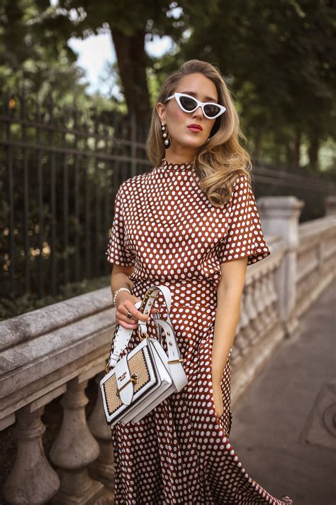 Pretty Woman Vibes The Brown Polka Dot Set Memorandum Nyc Fashion