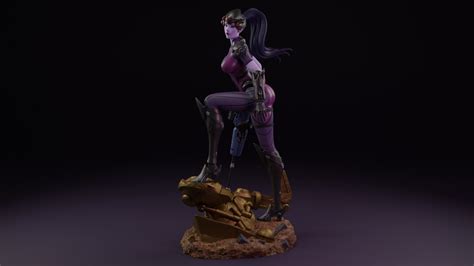 overwatch widowmaker 3d model 3d printable cgtrader