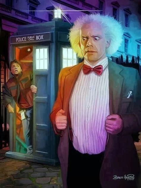 Brilliant Doctor Who And Back To The Future Mashup Art