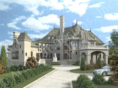 Chateau Novella House Plan Front Luxury Plan Luxury House Plans Dream