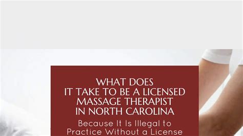 What Does It Take To Be A Licensed Massage Therapist In Nc Youtube