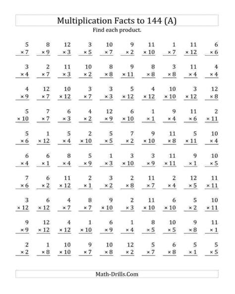 4th Grade Math Nc Worksheets Free Printable Multiplicatipon Math