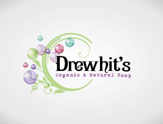 Handmade skincare and home fragrance using certified natural ingredients and the finest botanical essential oils in our trademark fragrances. Drewhits Organic and Natural Soap logo design ...