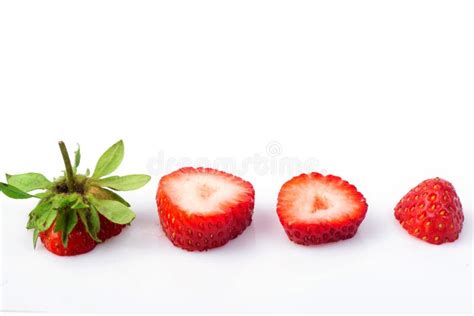 Strawberries On A White Background Sweet Strawberries Strawberry