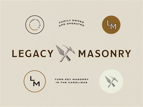 Lm Brand Identity By Ellery Vallier On Dribbble