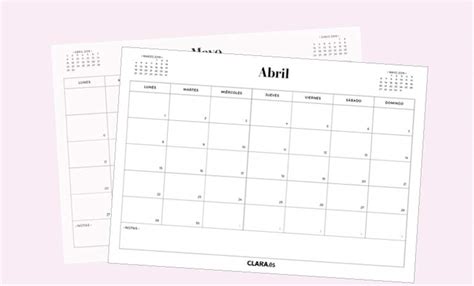 Calendario Abril 2019 Para Imprimir Gratis En Pdf Y 
