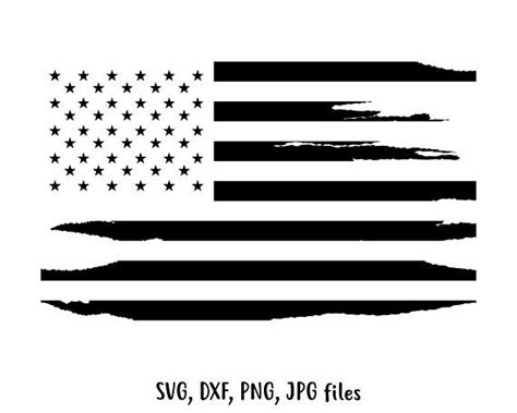 Distressed Flag Svg American Flag Svg Th Of July Svg Us Etsy