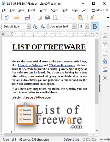 5 Best Free Open Source Word Processor Software For Windows