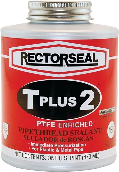 Rectorseal T Plus 2 23431 Multi Purpose Pipe Thread Sealant With Ptfe