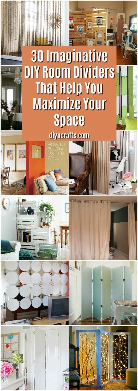 Start with a dollar store wooden tray, and transform it with customized nesting. 30 Imaginative DIY Room Dividers That Help You Maximize ...