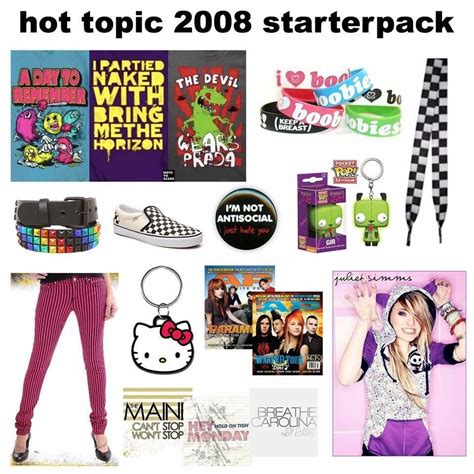 Hot Topic 2008 In 2022 Scene Kids Starter Packs Meme Scene Fashion