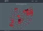 Student creates online map of COVID-19 cases across Ohio counties