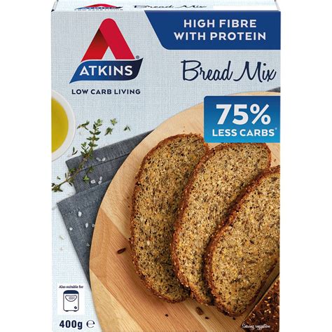Atkins Low Carb Multi Seed Breadmix 400g Woolworths