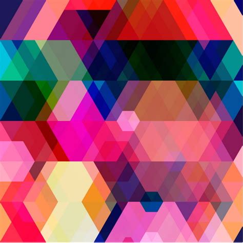 Multicolor Geometric Shapes Backgrounds Vectors 04 Free Download