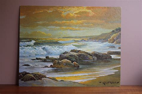 Reserved Vintage Sunset Shore By Robert Wood