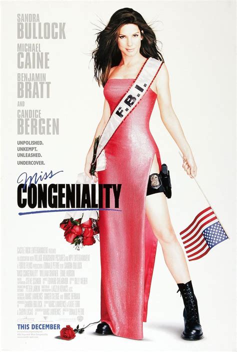 Miss Congeniality Movie Poster 2 Sided Original Final 27x40 Sandra Bullock Ebay
