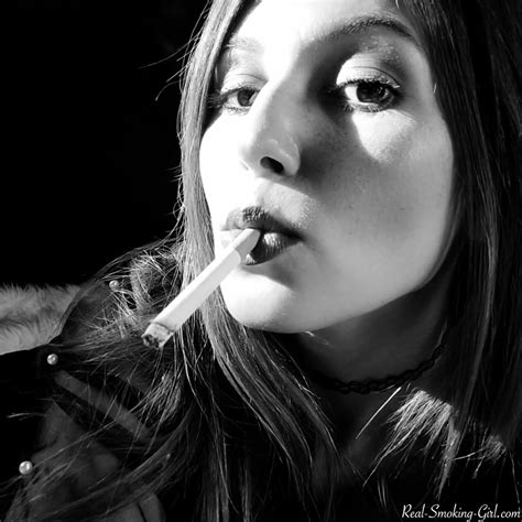 smoking in black and white real smoking official site of real smoking girl come
