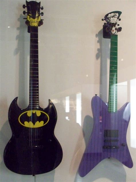 Rick Nielsen Of Cheap Tricks Batman And Joker Themed Guitars Guitar