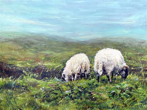 Sheep Butts Painting By Tara Tavonatti Fine Art America