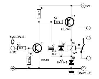 The actual layout of the components is usually. Simple Relay Step-Up Circuit Diagram