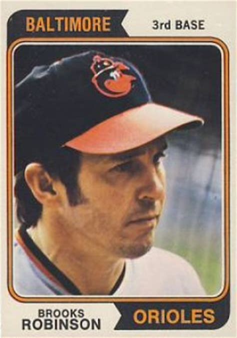 We did not find results for: 1974 Topps Brooks Robinson #160 Baseball Card Value Price ...