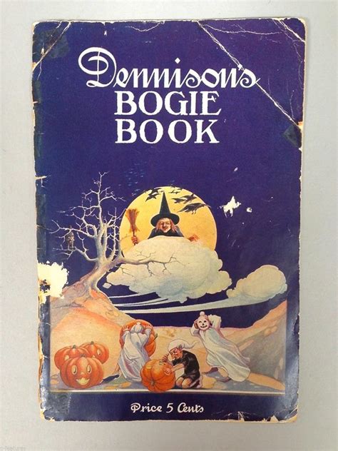 Dennison 1920 Bogie Book Vintage Halloween Halloween Iii Halloween