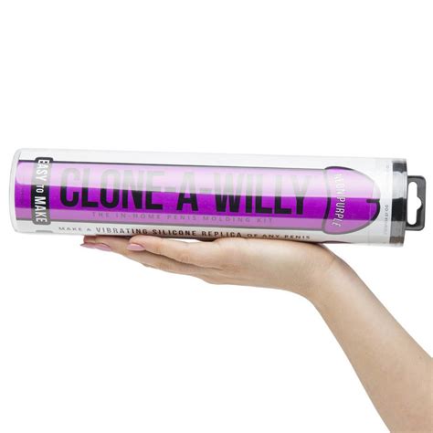 Clone A Willy Vibrator Moulding Kit Neon Purple Lovehoney Au