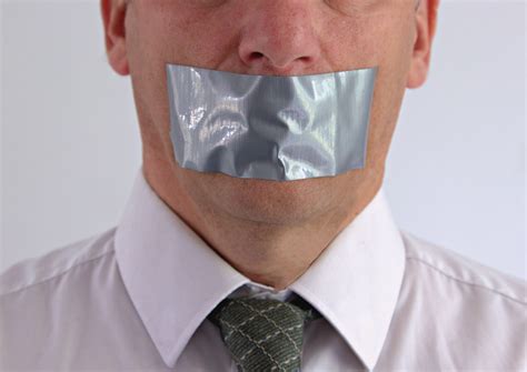 Businessman With Duct Tape Over Mouth — The James G Martin Center For